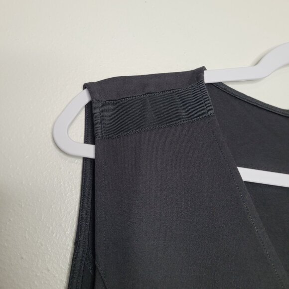 Isaac Mirahi NYC black v neck classic basic career bow detail timesless top XL - Picture 2 of 9